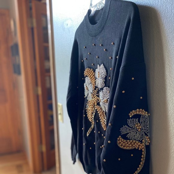 2-piece Embellished Knitwear Tracksuit Set - Picture 4 of 13